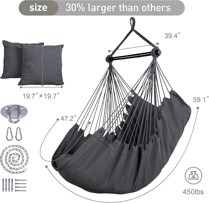 SUNCREAT Hammock Chair Swing - Image 5