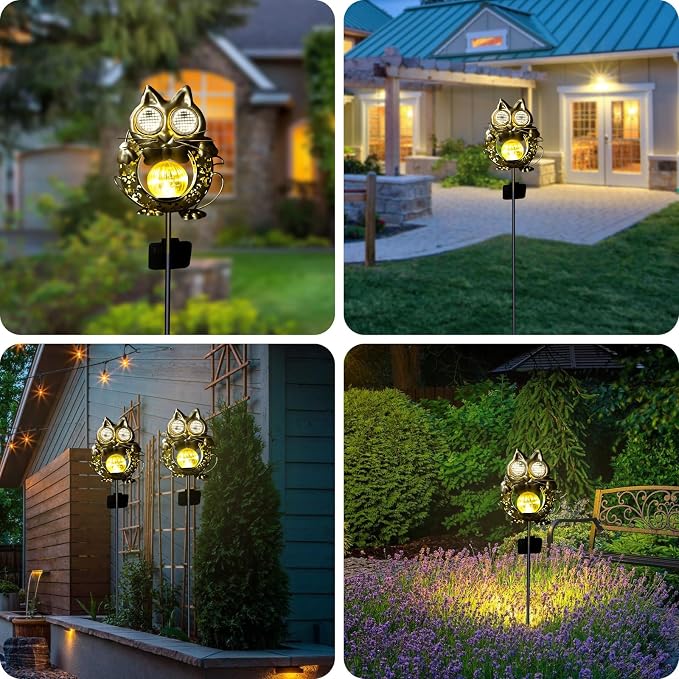 Solar Lights Outdoor Decor, Solar Cat Yard Decorations Outdoor, Garden - Image 7