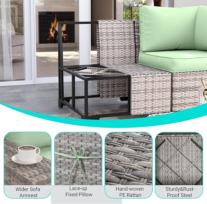 11-Piece Outdoor Patio Furniture Set - Image 5