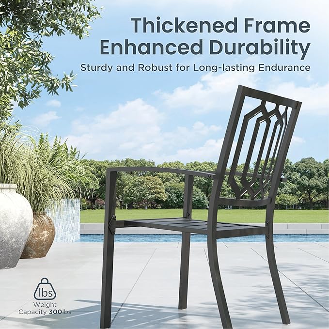 PHI VILLA 5 Pieces Outdoor Dining Set - Image 6