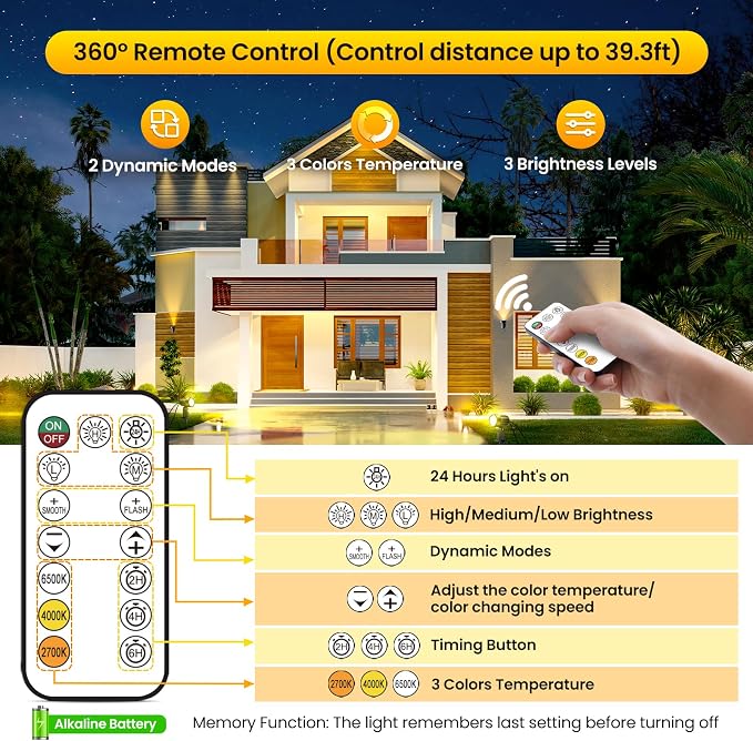 LED Landscape Lighting Kit Outdoor Landscape Lights - Image 5