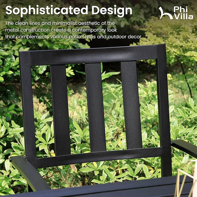 PHI VILLA 9 Pieces Outdoor Dining Set - Image 4