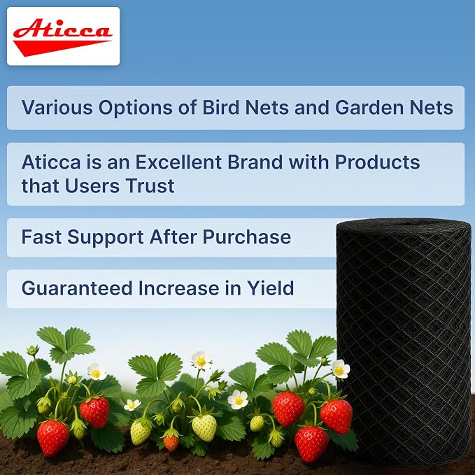 Heavy Duty Bird Netting for Garden Protection & Fruit Trees, 7.5x100 Ft - Image 4