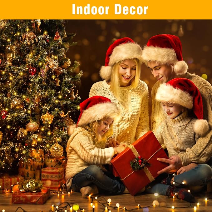 Nisocy 200 LED Christmas Connectable String Lights Outdoor Waterproof – Warm - Image 7