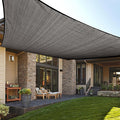 LOVE STORY Sun Shade Sail, 7/8/10/12/14/16/20 Dark Grey Rectangle Canopy Shades by LOVESTORY