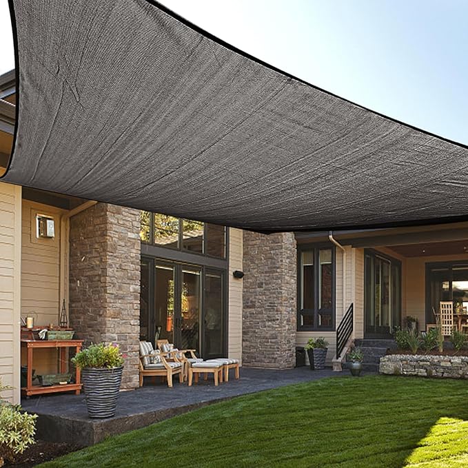 LOVE STORY Sun Shade Sail, UV Block Sunshade Cover by LOVESTORY