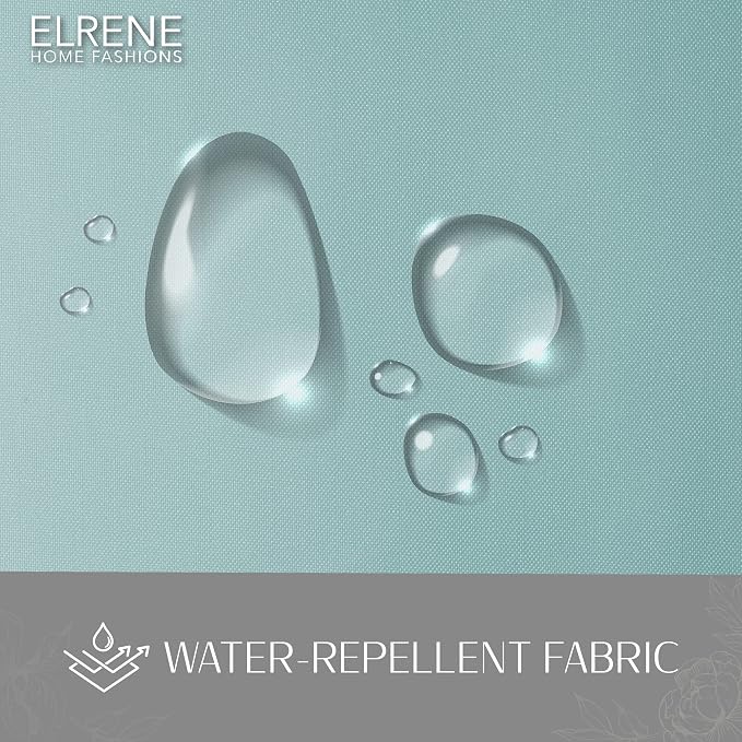 Elrene Home Fashions Matine Weatherproof Tab-Top Indoor/Outdoor Solid Color - Image 5