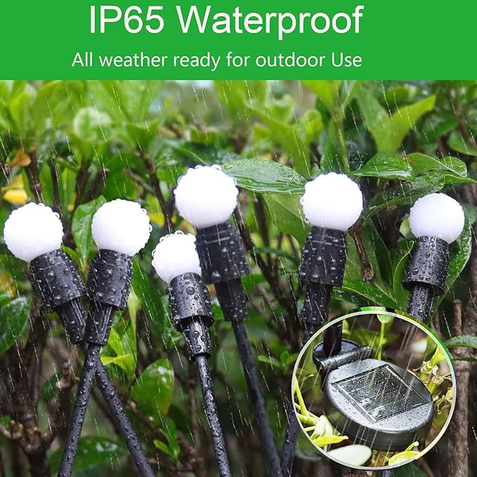 8-Pack Garden Solar Lights, 64 LED Solar Light Outdoor - Image 8