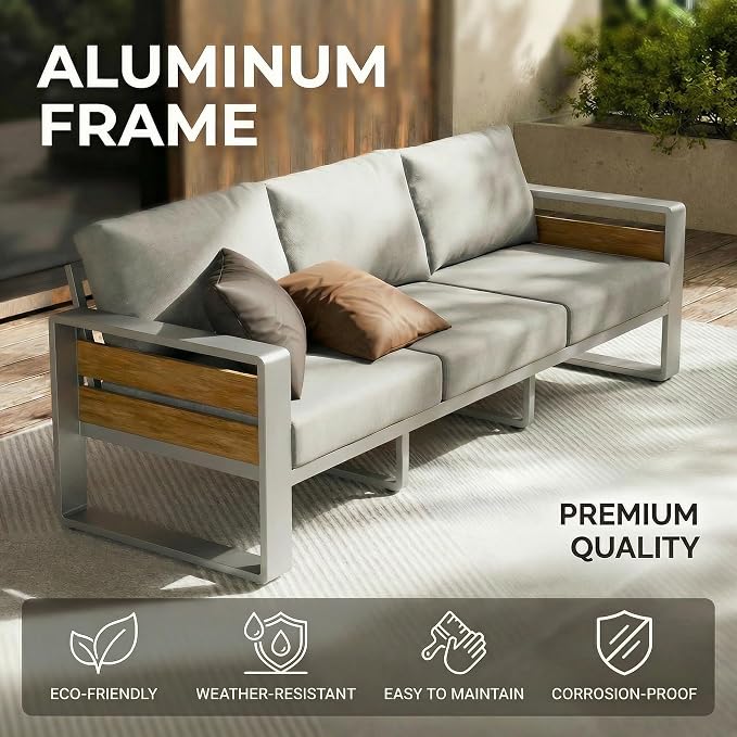 ZANDOR Outdoor Aluminum Patio Furniture - Image 8