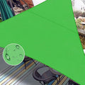 LOVE STORY Right Triangle 7'x8'x10.6' Waterproof Sun Shade Sail Canopy UV Block by LOVESTORY