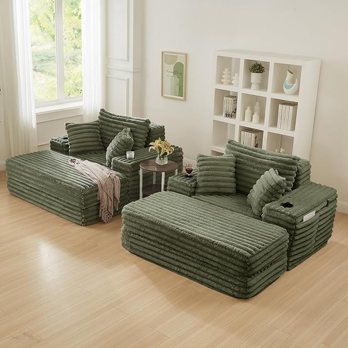 5-In-1 Oversized Chaise Lounge Chair Indoor - Image 6