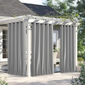 NICETOWN 2 Panels Weighted Outdoor Curtains by NICETOWN