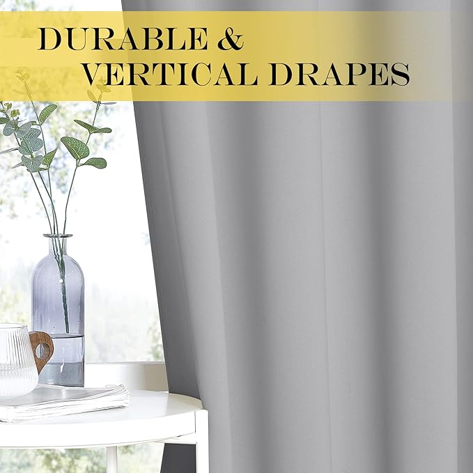 NICETOWN Blackout Curtains 63 inches Long - Image 4