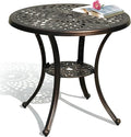 DWVO 30 Inches Round Patio Dining Table by DWVO