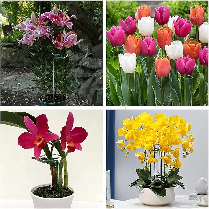 Joyhalo 20 Pack Plant Support Stakes 24 Inch, Plant Stakes, Flower Stakes - Image 7