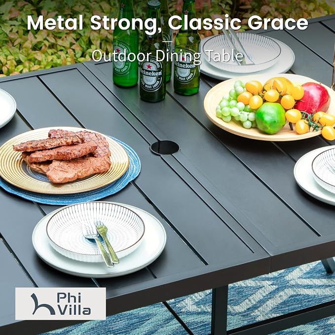 PHI VILLA 7 Piece Outdoor Dining Set - Image 6