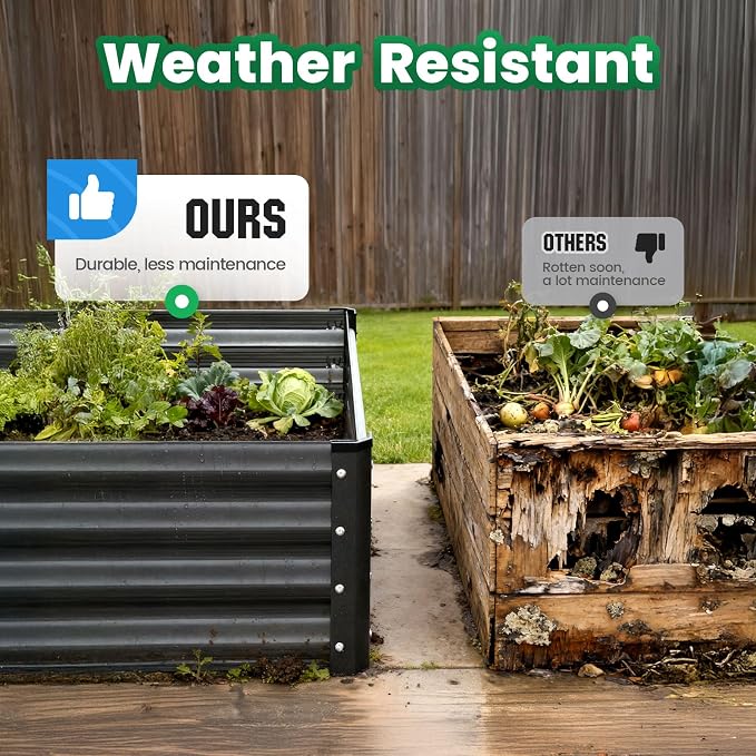 Quictent Raised Garden Bed Galvanized Raised Beds - Image 9