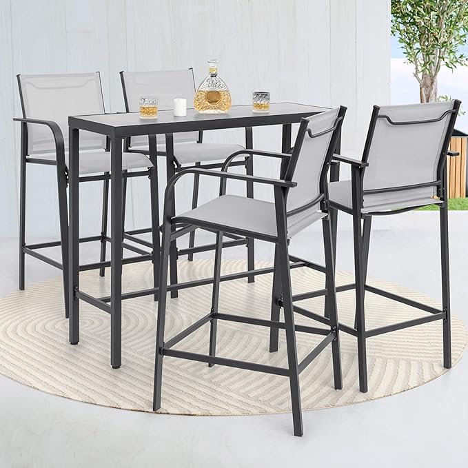 NUU GARDEN 5-Piece Outdoor Bar Set - Image 3