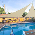 E&K Sunrise 12' x 12' x 12' Sun Shade Sail Triangle Canopy Shade Cover UV Block by EKSUNRISEINC