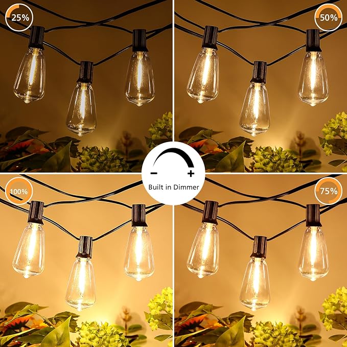 Brightever 200FT Outdoor String Lights - Image 4