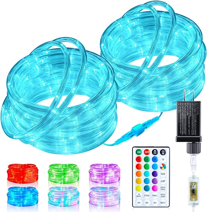 Minetom Color Changing Rope Lights Outdoor by Minetom