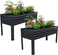MGNO 2PCS Galvanized Raised Garden Bed Outdoor by MGNO
