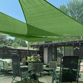 LOVE STORY Custom Size 10'x18'x20.6' Piquant Green Sun Shade Sail Right by LOVESTORY