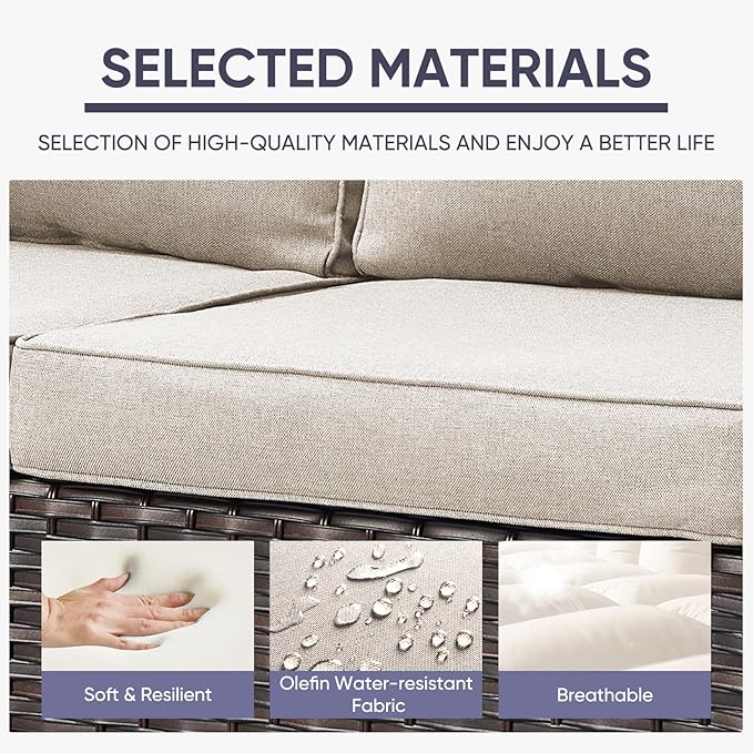 Belord 7 Pieces Patio Furniture Set - Image 7