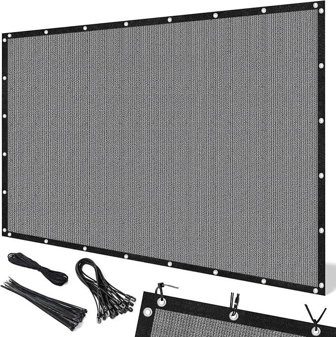 Artpuch 90% Sun Shade Cloth, 4 x 8 FT Pergola Shade Cover Canopy by Artpuch