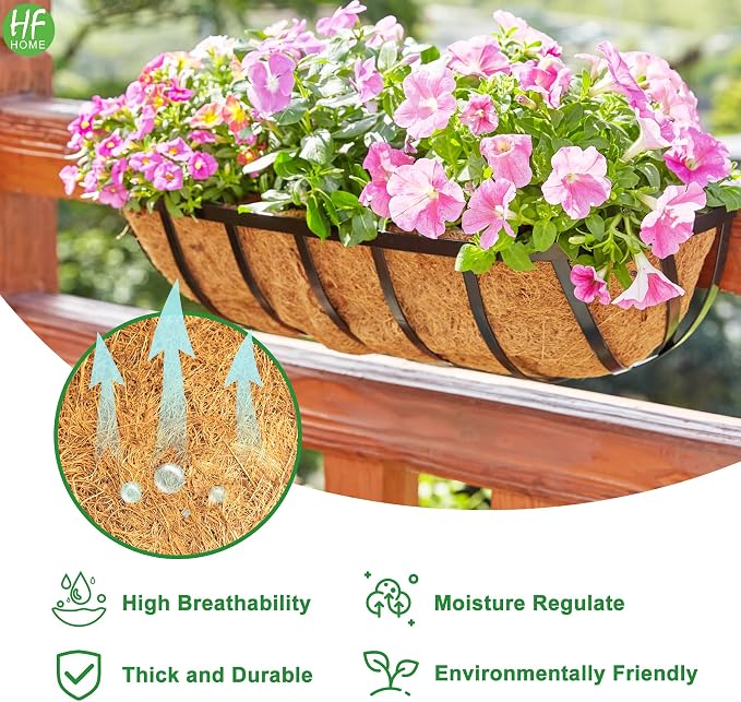 HFHOME 4PCS 24 Inch Coco Liners - Image 3