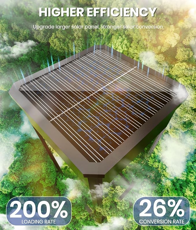 4 Pack Solar Pathway Lights Outdoor, Modern Super Brightness LED Solar Path - Image 2