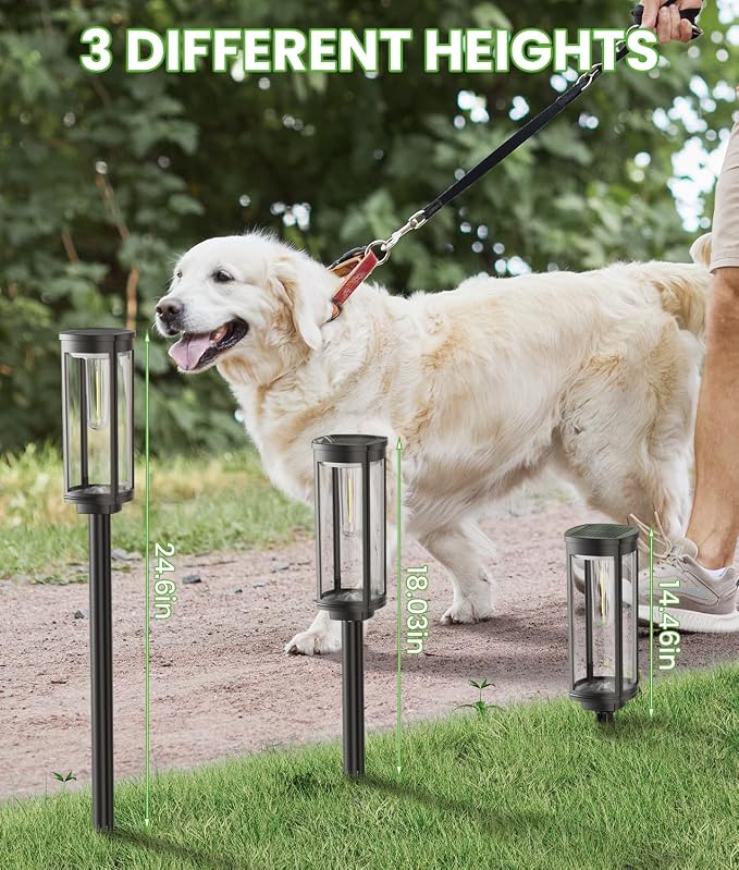 Bright Solar Pathway Lights, 12 Pack Solar Lights Outdoor Waterproof IP65 - Image 7