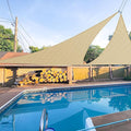 E&K Sunrise 11' x 11' x 11' Sun Shade Sail Triangle Canopy Shade Cover UV Block by EKSUNRISEINC