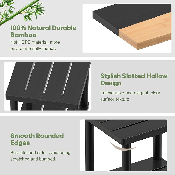 Outdoor Side Table, 2-Tier Small Outdoor Table - Image 5
