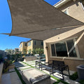 SUNLAX Sun Shade Sail 10' x 15' x 18' Brown Rectangle Canopy Sail Shade Cover by SUNLAX