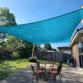 SUNLAX Sun Shade Sail 8' x 18' Turquoise Blue Rectangle Canopy Sail Shade Cover by SUNLAX