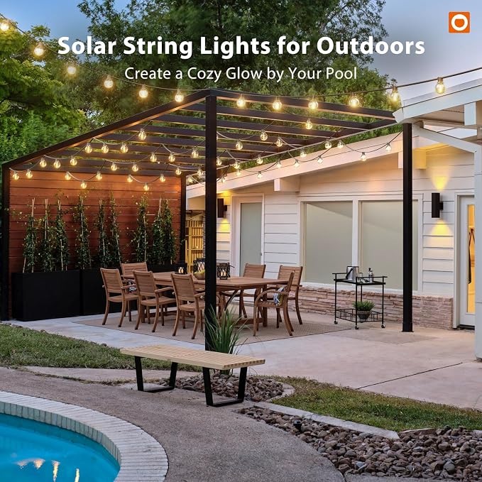 addlon 50FT Solar String Lights Outdoor Waterproof - Image 9