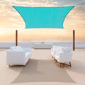 ColourTree TAPR1616 Custom Size 10' x 14' Turquoise Sun Shade Sail Canopy UV by ColourTree