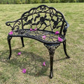 Mandolin Outdoor Park Garden Chair, All Chair Anti Rust Cast Aluminum Patio by Unknown