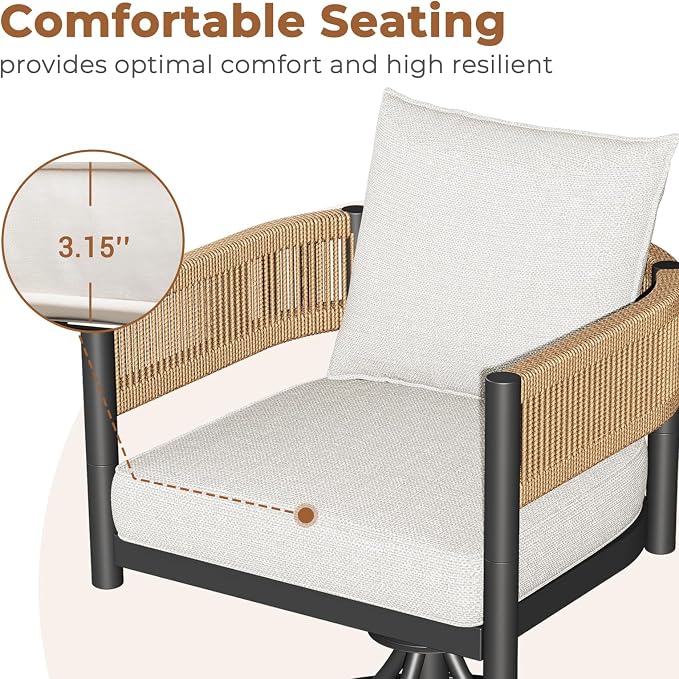 Grand patio 5-Piece Outdoor Dining Set - Image 7