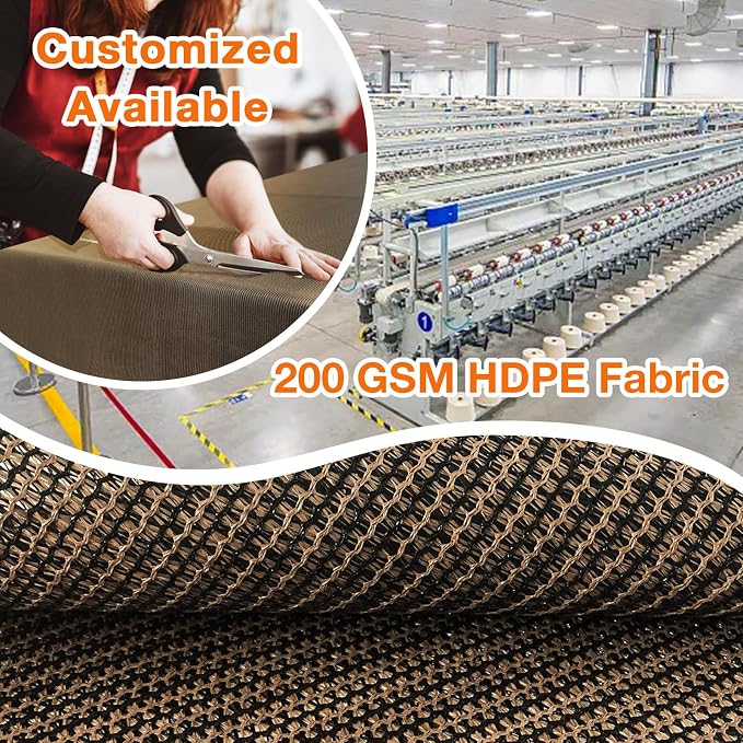 Artpuch Outdoor Pergola Shade Cover 9x11 FT Sun Shade Cloth - Image 2