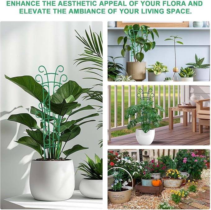 Indoor Plant Trellis for Climbing Plants, 8 Pack Garden Trellis for Potted - Image 7