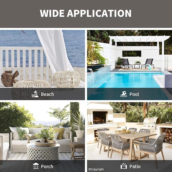 Waterproof Outdoor Curtain W84 x L120 - Image 8