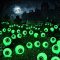 BrizLabs 6 Pack 36 LED Halloween Solar Eyeball Lights, 2 Modes Outdoor by BrizLabs