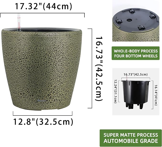 Dexceder 18x17 Self Watering Planter - Image 3