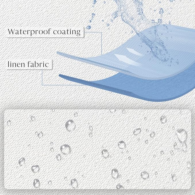 Ashler Outdoor Pillow Inserts, 18x18 Waterproof Throw Pillows Pack of 2 - Image 3