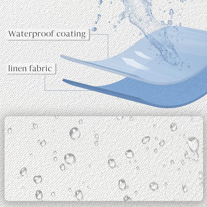 Ashler Outdoor Pillows, 18 x 18 Pillow Inserts Set of 4, Waterproof Throw - Image 3