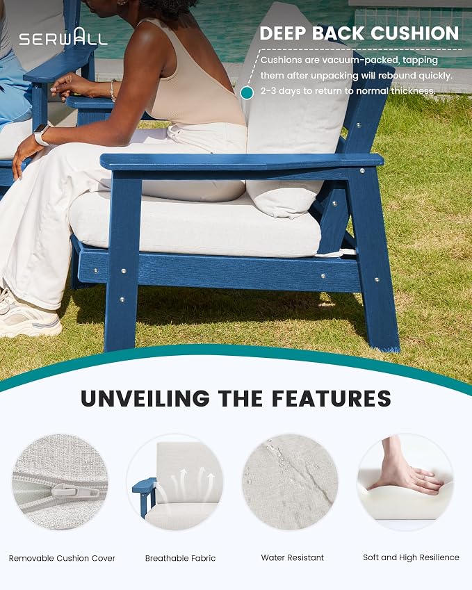 SERWALL HDPE Outdoor Couch - Image 3