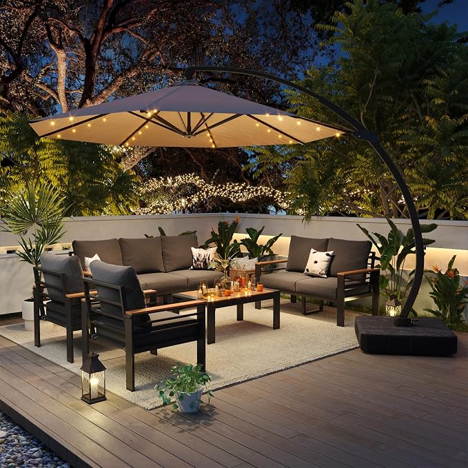 Aoxun Aluminum Patio Furniture Set - Image 4