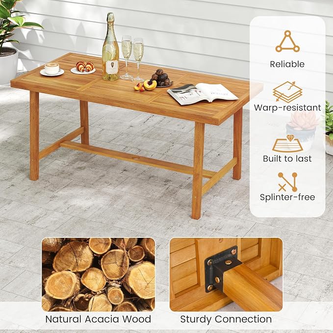 Tangkula 7 Piece Patio Dining Set - Image 6